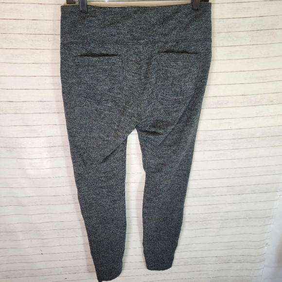 ATHLETA HERRINGBONE TWEED LEGGINGS W POCKETS, SZ LARGE - Picture 7 of 12